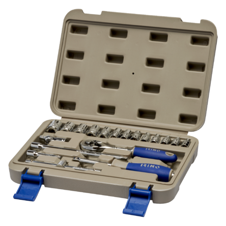 Jogo de Chaves de Caixa Sextavadas IRIMO 109-19-4 1/4" 19 Peças