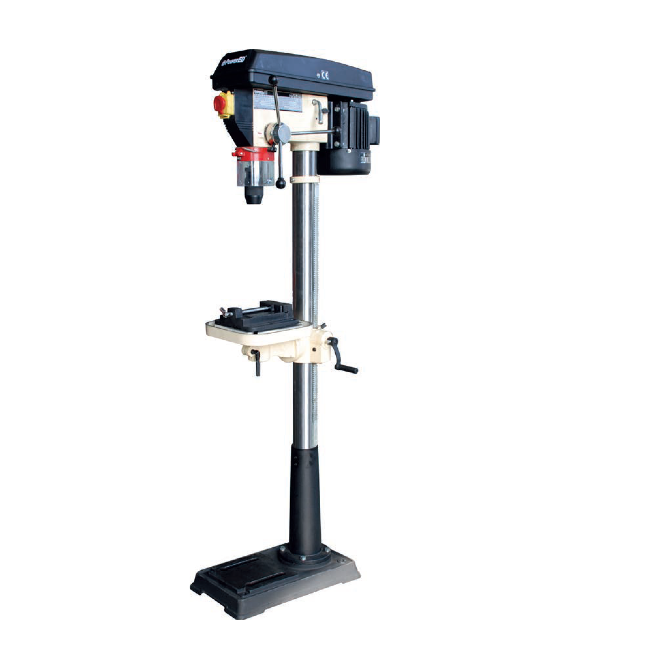 Engenho de Furar de Coluna Velocidade Variável 25mm 900W 230V POWERED PDP51025GV - Image 3