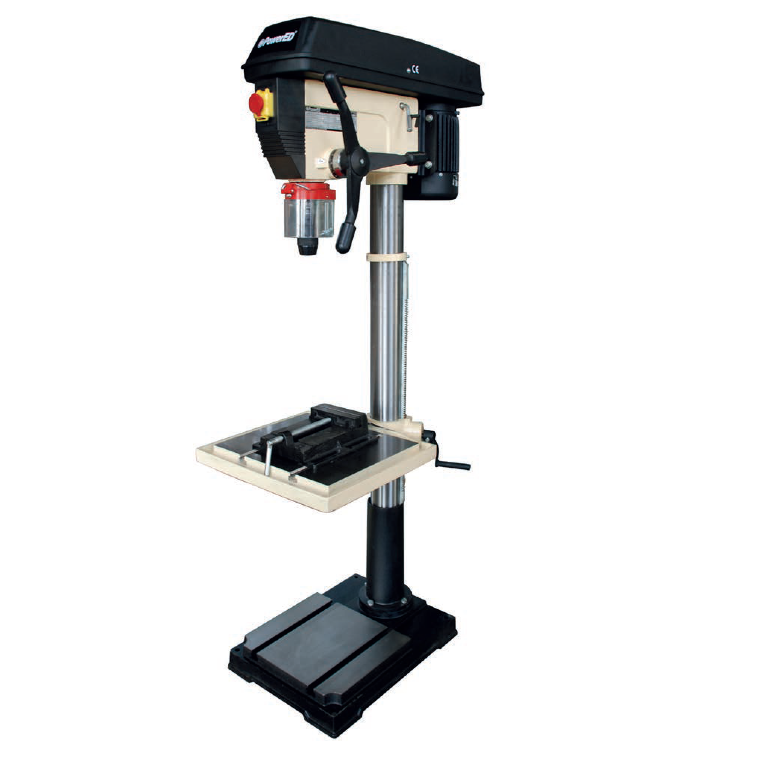 Engenho de Furar de Coluna Velocidade Variável 25mm 900W 230V POWERED PDP51025GV - Image 2