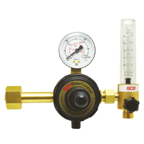 Regulador de Gás com Fluxómetro GCE Basecontrol® FLOW sem Pré-Aquecimento