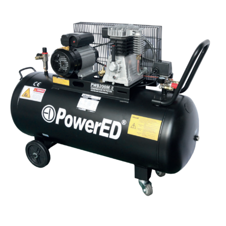 Compressor de Ar 200 Litros 3HP 400V POWERED PWB200T EVO