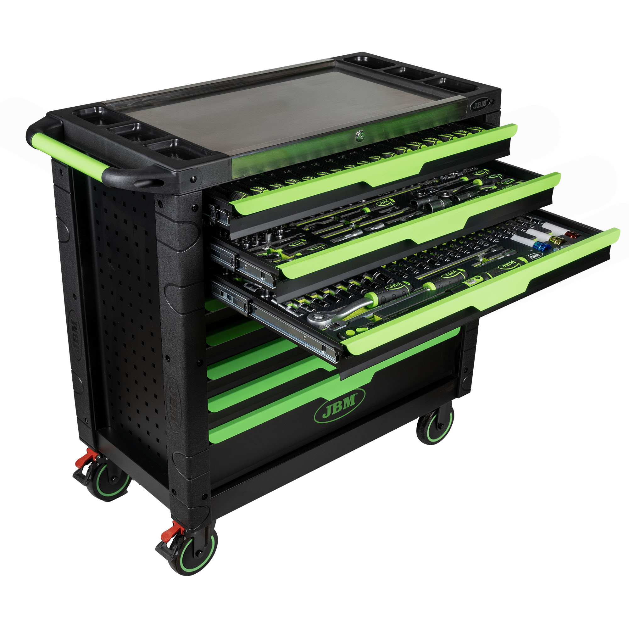 Carro de Ferramentas XL com 8 Gavetas Equipado (468 Peças) JBM 54688 - Image 2