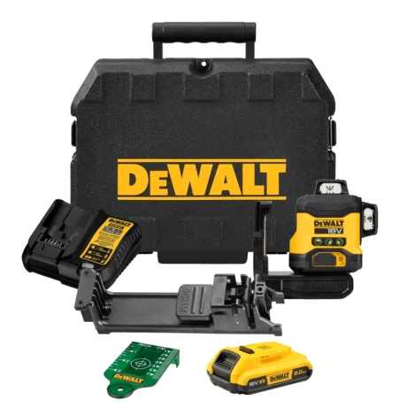 Laser Verde Multilinhas 3 × 360° XR 18V DEWALT DCLE34031D1-QW