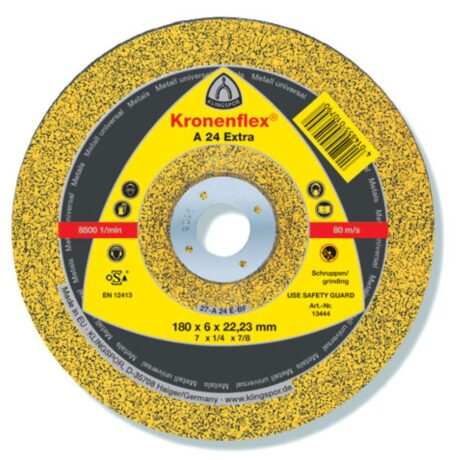 Klingspor A 24 Extra – Disco de Rebarbar 180 x 6 x 22,23 mm
