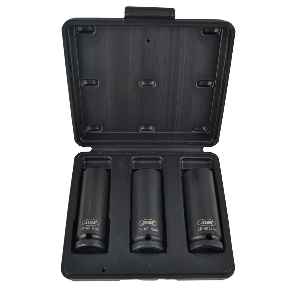 JBM – Chave de impacto longo hex. 1/2" 19mm